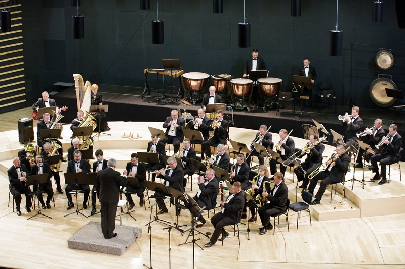 Концертный духовой оркестр, архивное фото 2