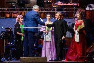 Закрытие фестиваля «Музыкальная весна», Камерный оркестр филармонии, дирижёр Юрий Демидович, солисты В.Лапина, Ф.Катилов, М.Царикова, 30 Марта 2025г. — фото 23