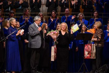 Хоры «Контраст» и «Артефакт», Москва, фестиваль «Музыкальная весна», 30 Марта 2024г. — фото 15