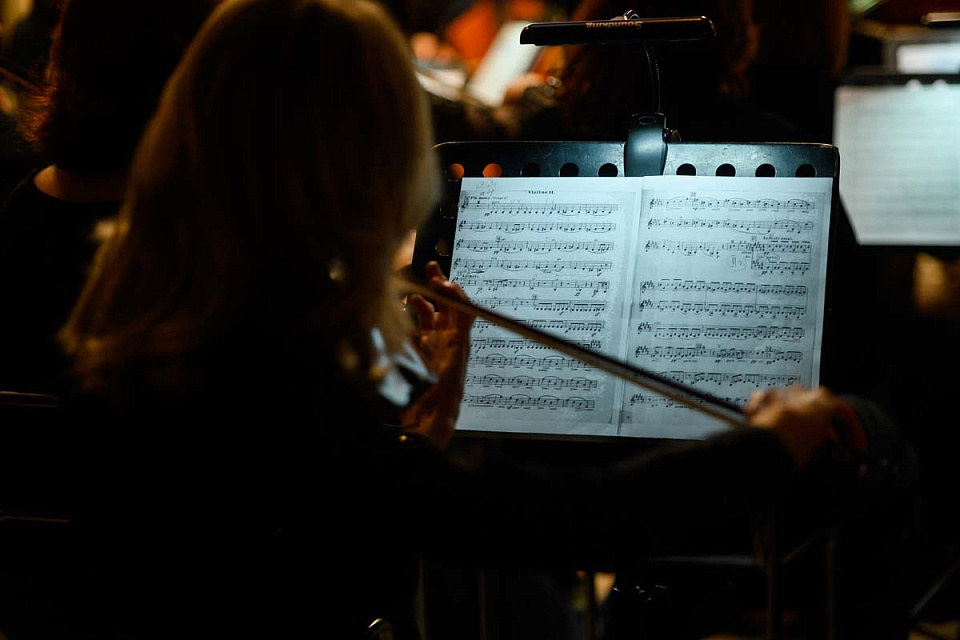 «Музыкальная сборная России». А.Папушев, М.Ли, Л.Журавский и оркестр филармонии, «Русская музыка на Балтике», 13 Апреля 2024г. — фото 15