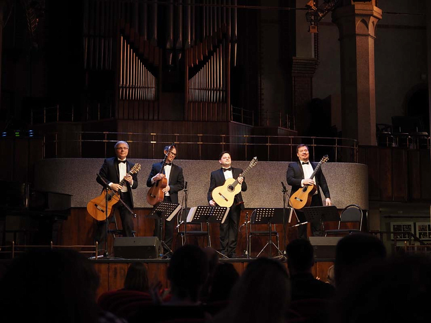 Гитарный квартет имени Фраучи, фестиваль «Русская музыка на Балтике», 14 Мая 2023г. — фото 17