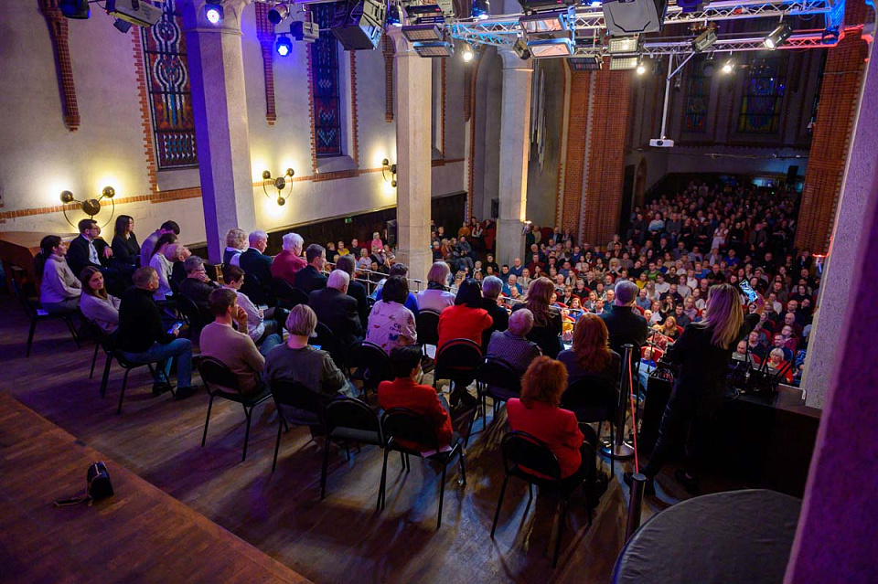 Финал Международного фестиваля «Джаз в филармонии», джазовая дуэль, Д. Крамер, В. Гроховский, 17 Ноября 2024г. — фото 10