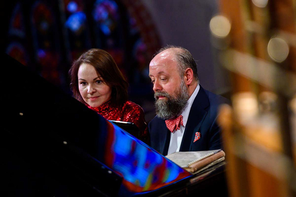 Рахманинов в 4 руки: А.Ушакова и А.Гиндин, «Русская музыка на Балтике», 13 Мая 2023г. — фото 17