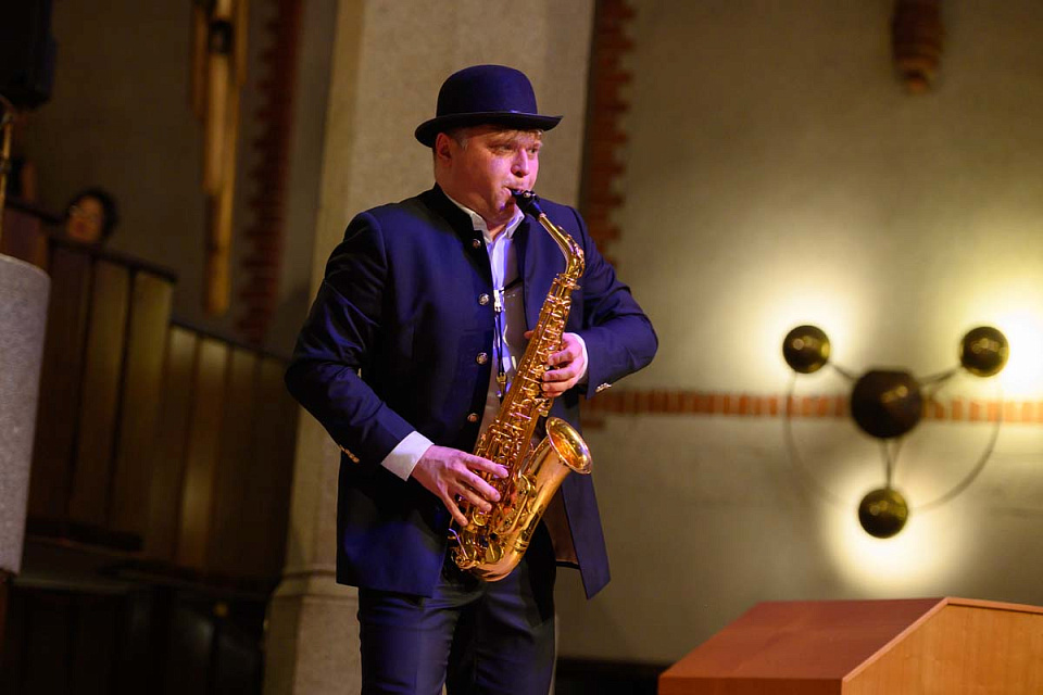"Бахослужение": Сергей Колесов (саксофоны, Санкт-Петербург), 27 Июля 2023г. — фото 17
