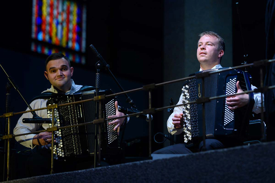 Н. Шацкая, Д. Минчёнок, Народный ансамбль «Россия», дирижёр Д. Дмитриенко, фестиваль «Русская музыка на Балтике», 4 Июня 2025г. — фото 4