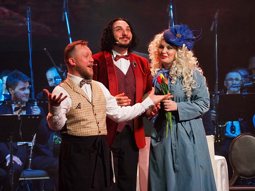 Мюзикл «Я подарю тебе Париж» (театр эстрады «Янтарь-холл», г. Светлогорск), 7 Марта 2023г. — фото 18