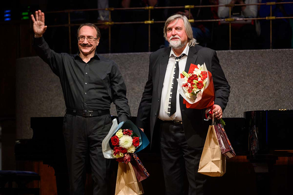 Финал Международного фестиваля «Джаз в филармонии», джазовая дуэль, Д. Крамер, В. Гроховский, 17 Ноября 2024г. — фото 20