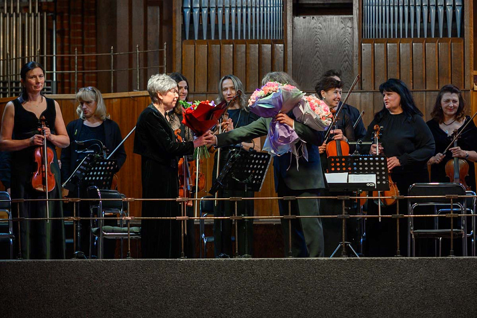 Камерный оркестр и солисты филармонии, дирижёр Фахраддин Керимов, фестиваль "Русская музыка на Балтике", 18 Мая 2024г. — фото 15