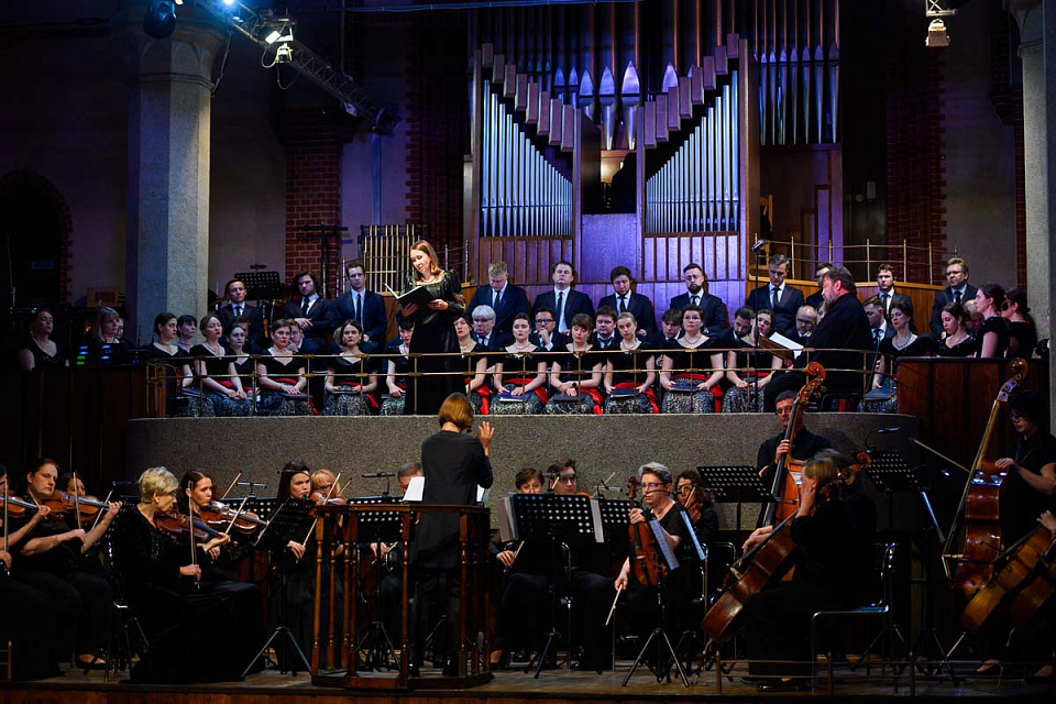 Капелла России имени А.Юрлова, Камерный оркестр и солисты филармонии, фестиваль "Русская музыка на Балтике", 2 Июня 2024г. — фото 22