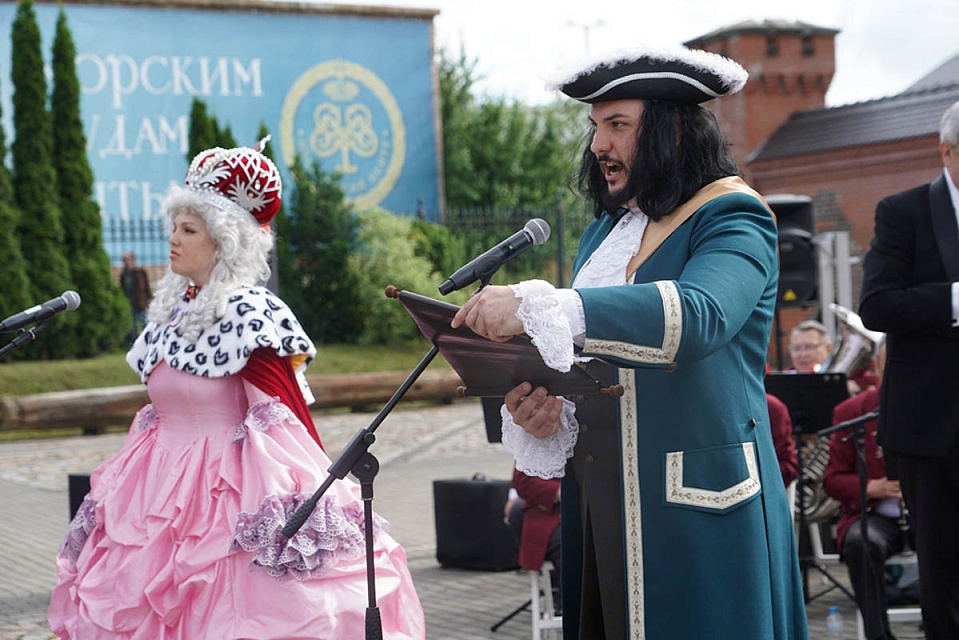 Концертный духовой оркестр принял участие в «Петровскик музыкальных ассамблеях», 12 Июля 2022г. — фото 20