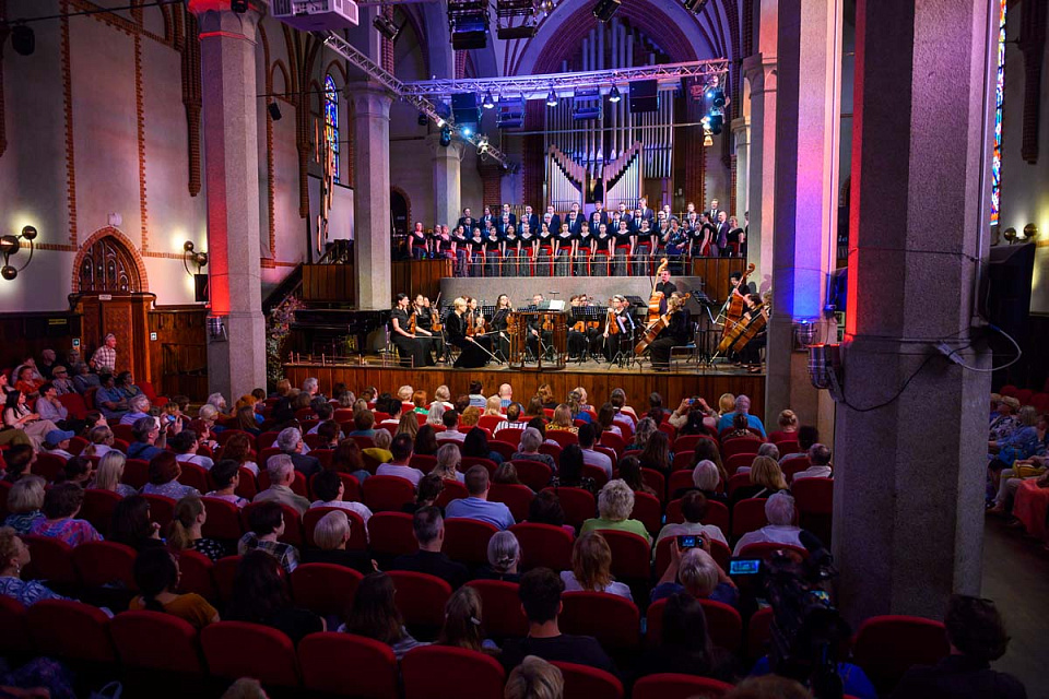 Капелла России имени А.Юрлова, Камерный оркестр и солисты филармонии, фестиваль "Русская музыка на Балтике", 2 Июня 2024г. — фото 9