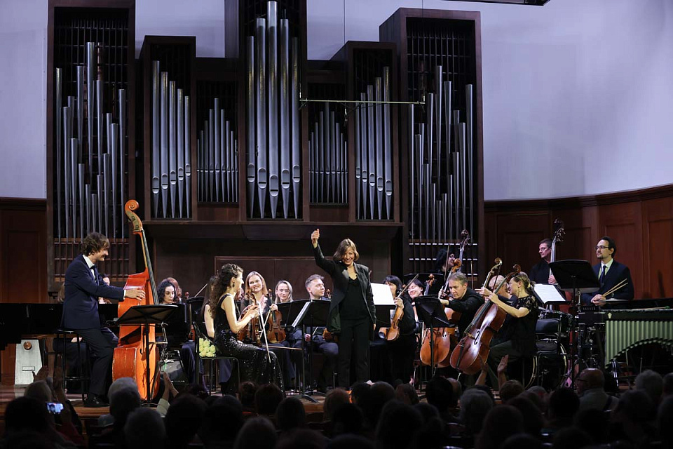 Камерный оркестр и Трио А.Маслова, дирижёр Елена Толкачёва, Малый зал Московской государственной консерватории, 23 Ноября 2025г. — фото 17