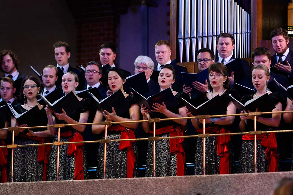 Капелла России имени А.Юрлова, Камерный оркестр и солисты филармонии, фестиваль "Русская музыка на Балтике", 2 Июня 2024г. — фото 10