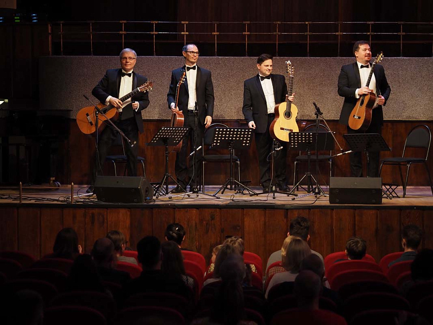 Гитарный квартет имени Фраучи, фестиваль «Русская музыка на Балтике», 14 Мая 2023г. — фото 13