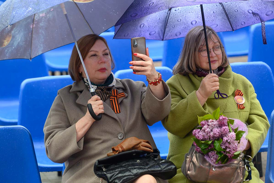 Музыкальное героическое повествование «Раскинулось море широко», пл.Победы, 9 Мая 2025г. — фото 15