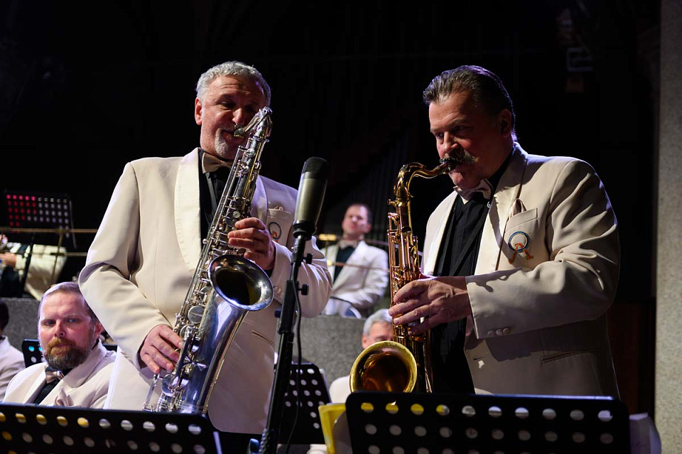 Концерт Государственного камерного оркестра джазовой музыки имени Олега Лундстрема, Международный фестиваль "Джаз в филармонии", 9 Ноября 2024г. — фото 18