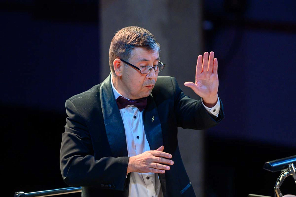 Нина Шацкая и Концертный духовой оркестр филармонии, из цикла к 65-летию Калининградской областной филармонии, 30 Сентября 2024г. — фото 7