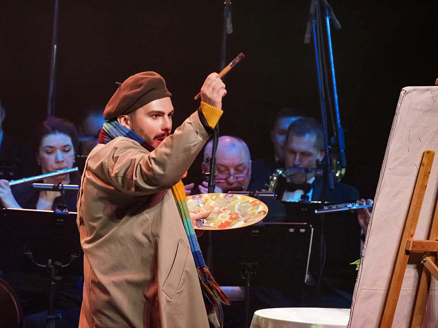 Мюзикл «Я подарю тебе Париж» (театр эстрады «Янтарь-холл», г. Светлогорск), 7 Марта 2023г. — фото 12