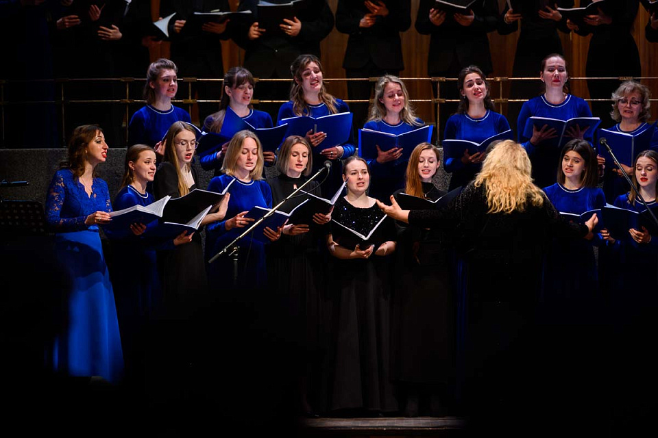 Хоры «Контраст» и «Артефакт», Москва, фестиваль «Музыкальная весна», 30 Марта 2024г. — фото 12
