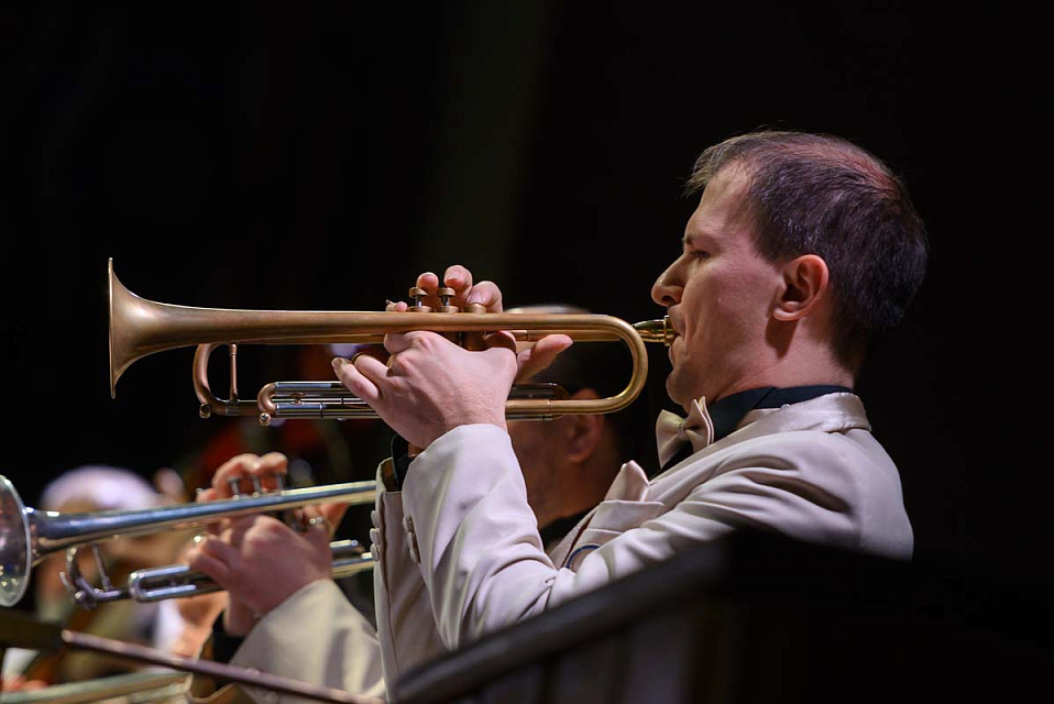 Концерт Государственного камерного оркестра джазовой музыки имени Олега Лундстрема, Международный фестиваль "Джаз в филармонии", 9 Ноября 2024г. — фото 3