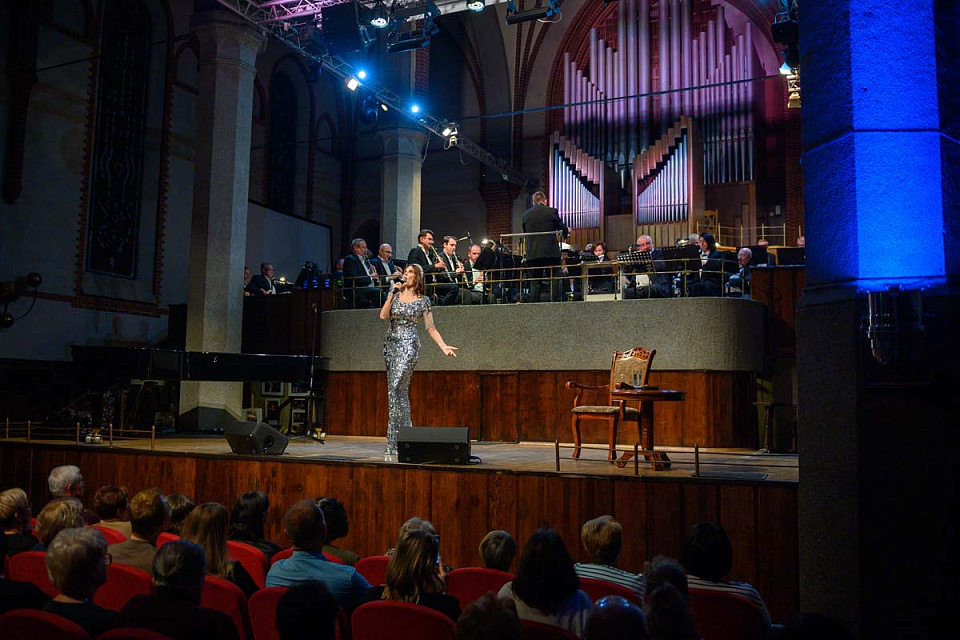 Нина Шацкая и Концертный духовой оркестр филармонии, из цикла к 65-летию Калининградской областной филармонии, 30 Сентября 2024г. — фото 10