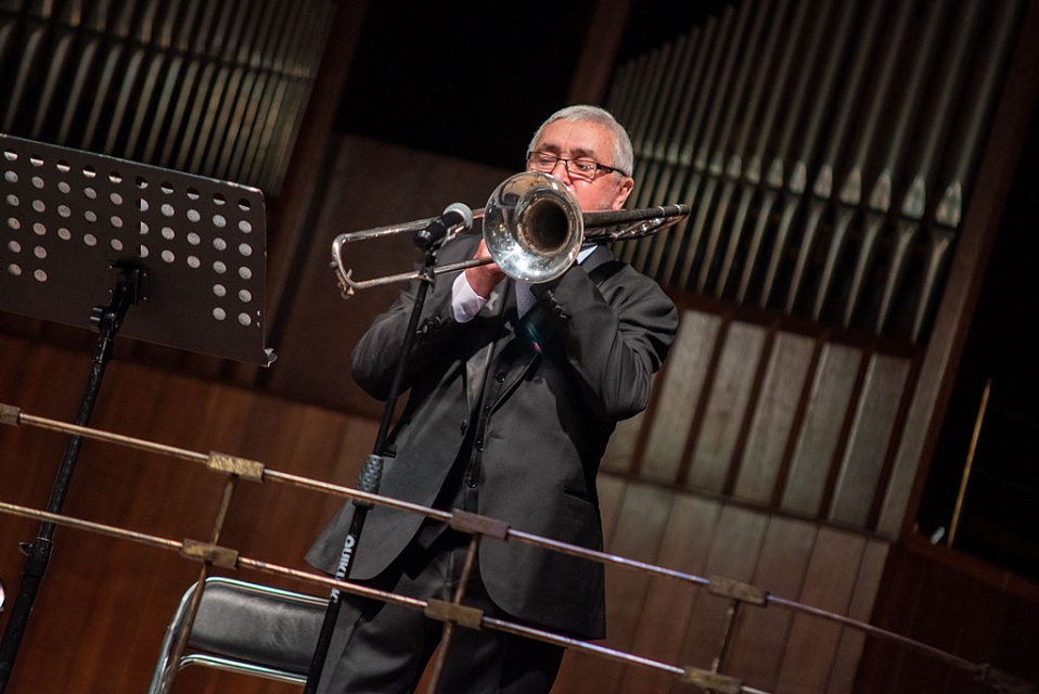 XIX Международный фестиваль "Джаз в филармонии". Ансамбль "Уральский диксиленд" (Челябинск), 11 Ноября 2022г. — фото 18