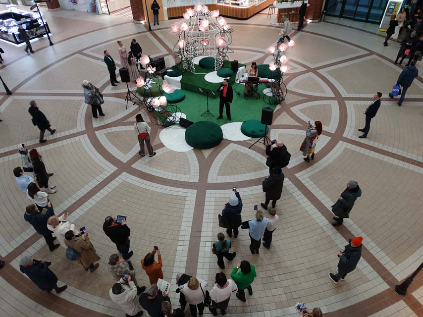 Мини-концерт солистов филармонии в ТРЦ «Европа», 14 Февраля 2024г. — фото 11