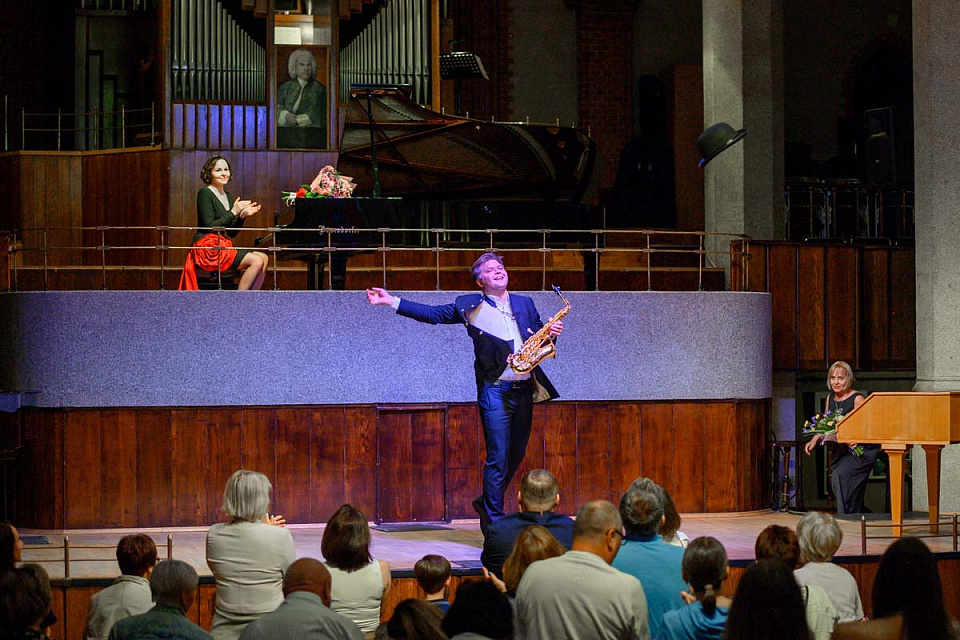 "Бахослужение": Сергей Колесов (саксофоны, Санкт-Петербург), 27 Июля 2023г. — фото 18