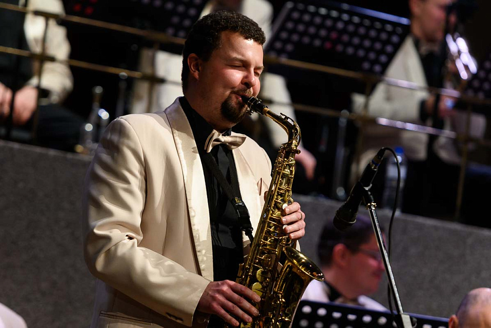 Концерт Государственного камерного оркестра джазовой музыки имени Олега Лундстрема, Международный фестиваль "Джаз в филармонии", 9 Ноября 2024г. — фото 17