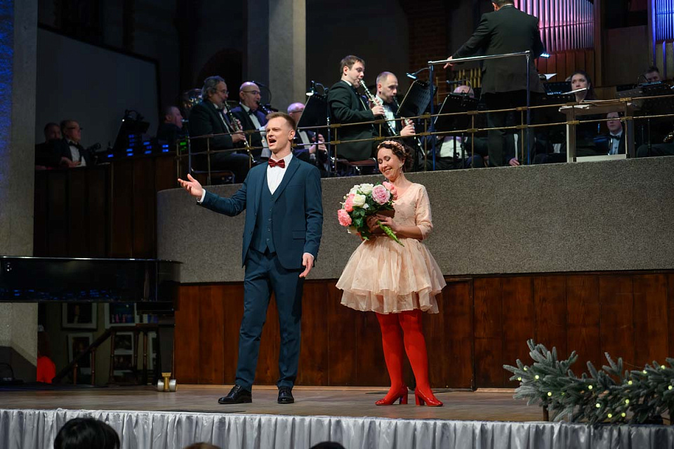 "Новогодний бал у Имре Кальмана" ,Концертный духовой оркестр и солисты филармонии, 28 Декабря 2025г. — фото 9