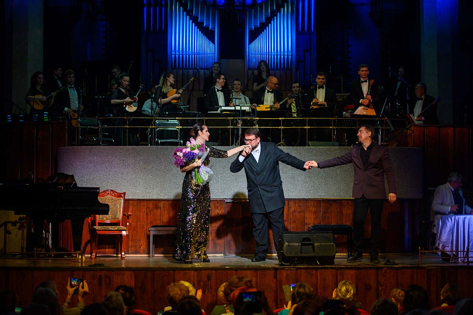 Н. Шацкая, Д. Минчёнок, Народный ансамбль «Россия», дирижёр Д. Дмитриенко, фестиваль «Русская музыка на Балтике», 4 Июня 2025г. — фото 17