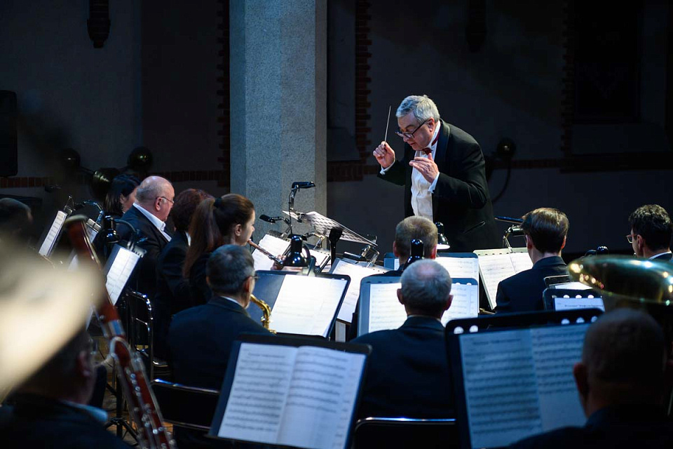 Нина Шацкая и Концертный духовой оркестр филармонии, из цикла к 65-летию Калининградской областной филармонии, 30 Сентября 2024г. — фото 2