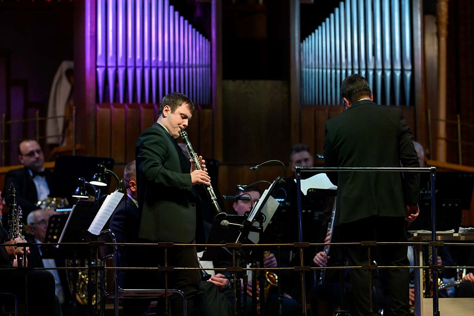 "Золотые хиты джаза", Концертный духовой оркестр и солисты филармонии, 29 Декабря 2025г. — фото 10