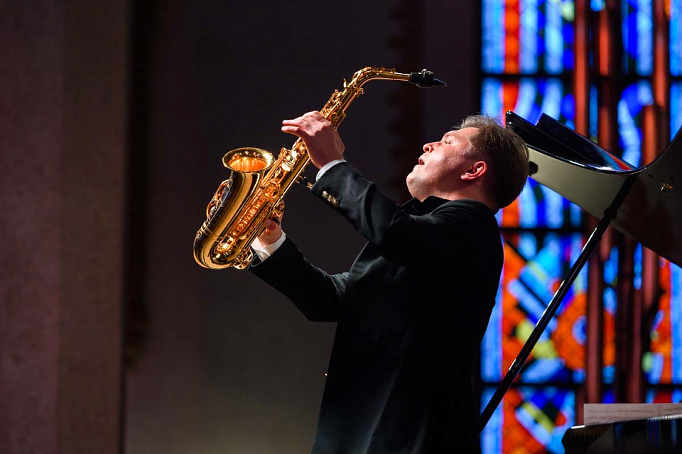 "Бахослужение": Сергей Колесов (саксофоны, Санкт-Петербург), 27 Июля 2023г. — фото 3