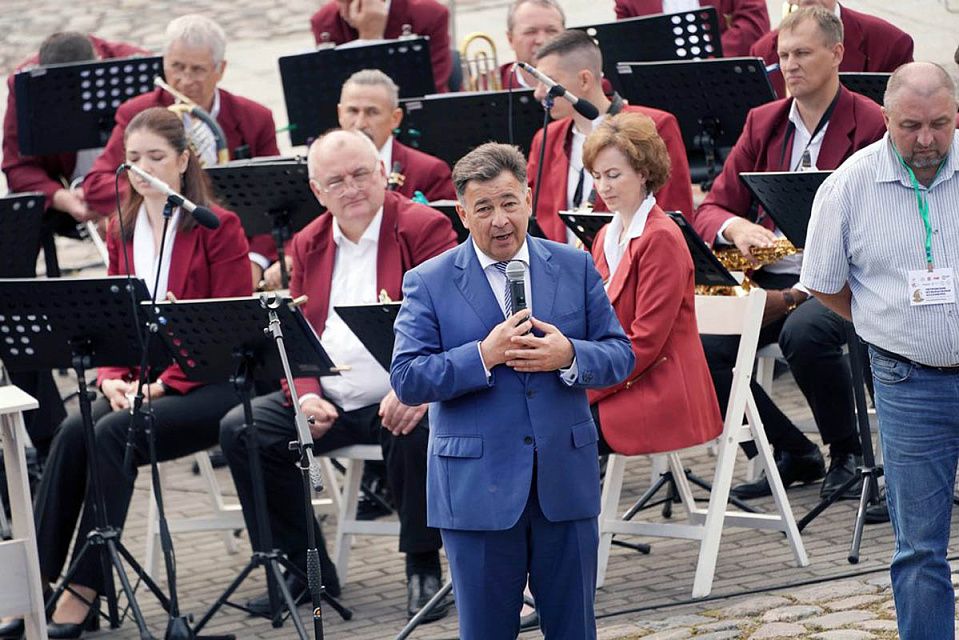 Концертный духовой оркестр принял участие в «Петровскик музыкальных ассамблеях», 12 Июля 2022г. — фото 11