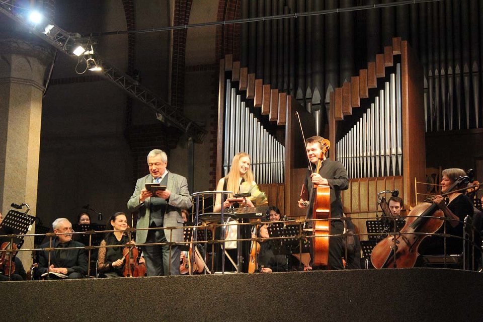 «Музыкальная сборная России»: С. Морозова, В. Степанов и оркестр филармонии, «Русская музыка на Балтике», 20 Мая 2023г. — фото 19