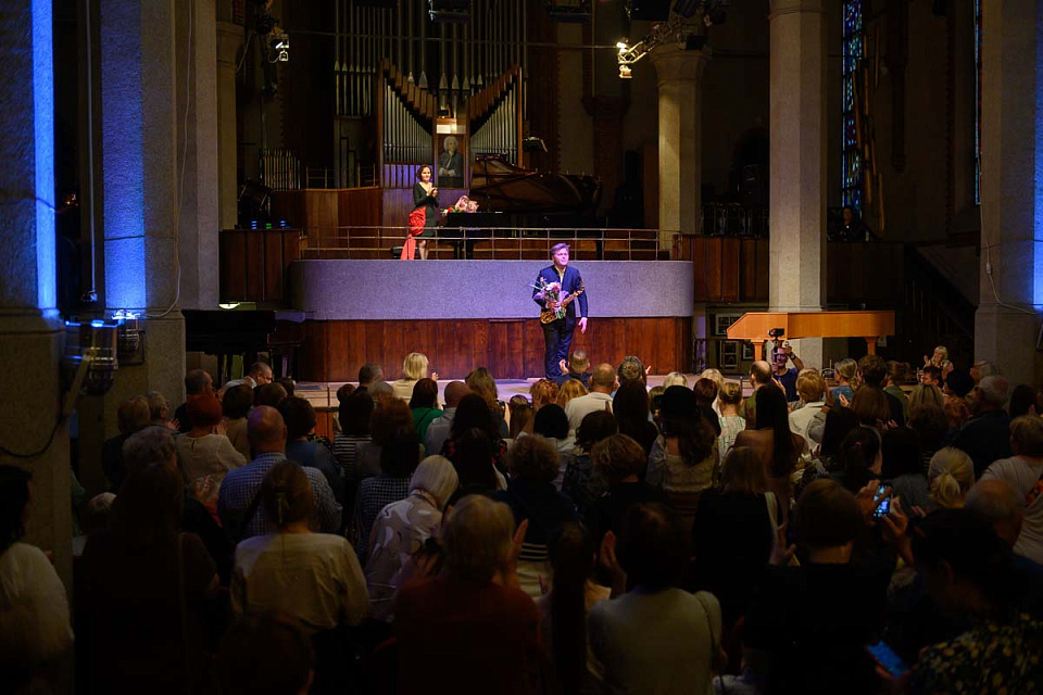 "Бахослужение": Сергей Колесов (саксофоны, Санкт-Петербург), 27 Июля 2023г. — фото 19