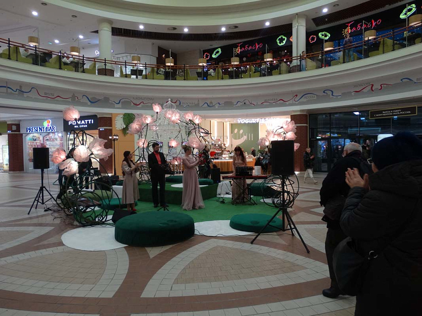 Мини-концерт солистов филармонии в ТРЦ «Европа», 14 Февраля 2024г. — фото 22